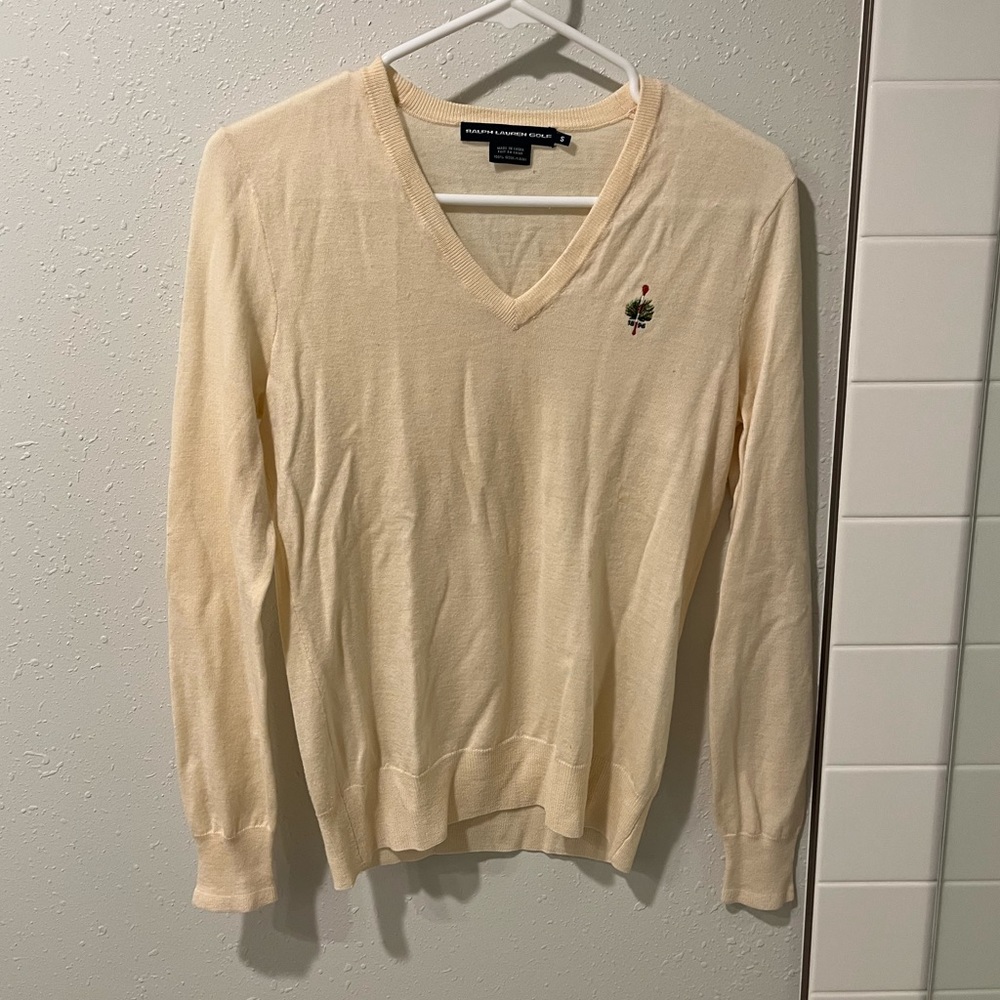 Ralph Lauren Lightweight Wool Sweater Size Small - Merion Golf Club